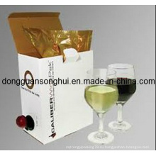 Виноградное вино Упаковка Сумка Bib в коробке / Винный пластиковый пакет / Винный мешок